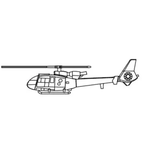 Trumpeter Gazelle – 1:350 helikopter makett