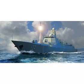   Trumpeter kínai haditengerészet Type 052D romboló – 1:700 hajómakett
