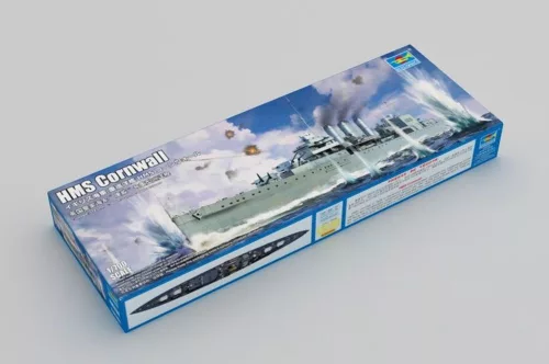 Trumpeter HMS Cornwall – 1:700 hajómakett