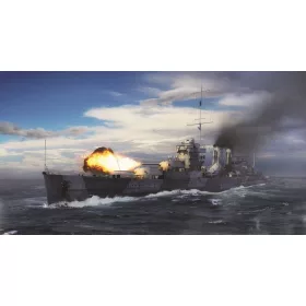 Trumpeter HMS York – 1:700 hajómakett