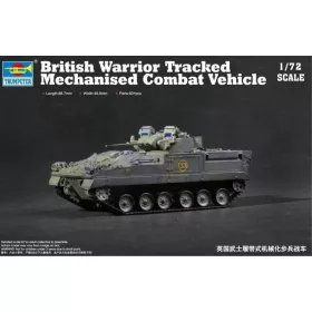   Trumpeter brit Warrior lánctalpas gépesített – 1:72 harcjármű makett