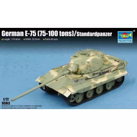   Trumpeter német E-75 75–100 t standard harckocsi – 1:72 harcjármű makett