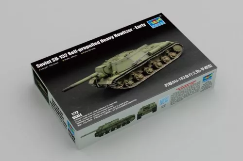 Trumpeter szovjet SU-152 nehéz önjáró löveg – korai változat – 1:72 tüzérségi makett