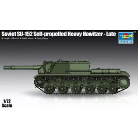   Trumpeter szovjet SU-152 nehéz önjáró löveg – késői változat – 1:72 tüzérségi makett