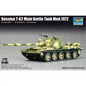   Trumpeter orosz T-62 fő harckocsi Mod.1972 – 1:72 harcjármű makett