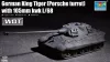 Trumpeter német King Tiger – Porsche torony + 10,5 cm KwK L/68 – 1:72 harcjármű makett