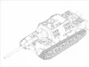 Trumpeter német Jagdtiger 128 mm PaK 44 L/61 löveggel – 1:72 harcjármű makett