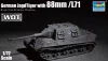 Trumpeter német Jagdtiger 8,8 cm L/71 löveggel – 1:72 harcjármű makett