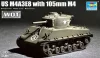 Trumpeter amerikai M4A3E8 + 105 mm M4 – 1:72 harcjármű makett
