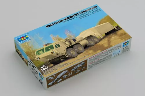Trumpeter M983 vontató + AN/TPY-2 X-sávú radar – 1:72 rakéta-/légvédelmi rendszer makett