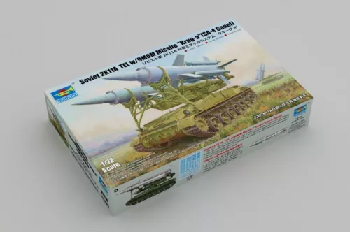 Trumpeter szovjet 2K11A TEL + 9M8M rakéta "Krug-a"(SA-4 Ganef) – 1:72 rakéta-/légvédelmi rendszer makett
