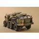 Trumpeter szovjet 9P113 TEL + 9M21 rakéta – 9K52 Luna-M rövid hatótávolságú rakétarendszer – 1:72 rakéta-/légvédelmi rendszer makett