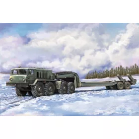   Trumpeter MAZ-537G köztes változat + MAZ/ChMZAP-5247G félpótkocsi – 1:72 katonai jármű makett