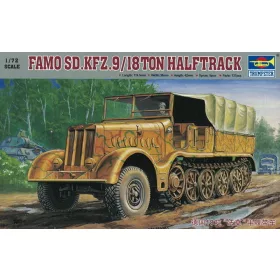  Trumpeter Sd.Kfz. 9 Famo 18 t nehéz vontató – 1:72 katonai jármű makett