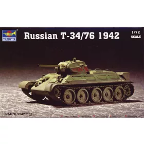   Trumpeter orosz T-34/76 – 1942-es változat – 1:72 harcjármű makett