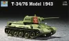 Trumpeter szovjet T-34/76 – 1943-as változat – 1:72 harcjármű makett