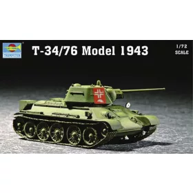   Trumpeter szovjet T-34/76 – 1943-as változat – 1:72 harcjármű makett