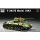 Trumpeter szovjet T-34/76 – 1943-as változat – 1:72 harcjármű makett