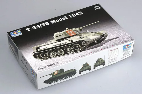 Trumpeter szovjet T-34/76 – 1943-as változat – 1:72 harcjármű makett