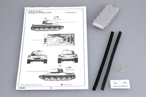 Trumpeter szovjet T-34/85 – 1944-es változat – 1:72 harcjármű makett