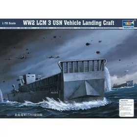   Trumpeter amerikai partraszálló hajó LCM (3) – 1:72 hajómakett