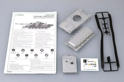 Trumpeter Challenger II MBT (KFOR) – 1:72 harcjármű makett