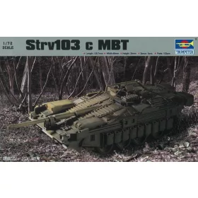 Trumpeter Strv103c MBZ – 1:72 harcjármű makett