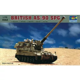   Trumpeter brit AS-90 önjáró tarack – 1:72 harcjármű makett