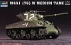 Trumpeter M4A1 (76) W harckocsi – 1:72 harcjármű makett