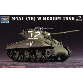 Trumpeter M4A1 (76) W harckocsi – 1:72 harcjármű makett
