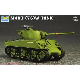 Trumpeter M4A3 76(W) harckocsi – 1:72 harcjármű makett