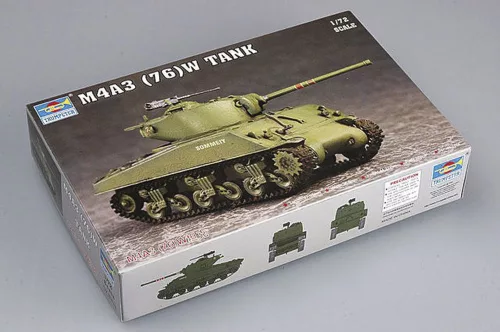 Trumpeter M4A3 76(W) harckocsi – 1:72 harcjármű makett