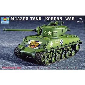   Trumpeter M4A3E8 harckocsi (T80 lánctalppal) – 1:72 harcjármű makett
