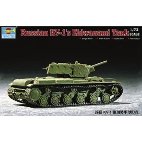   Trumpeter szovjet KV-1S Ehkranami – 1:72 harcjármű makett