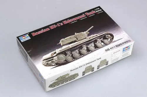 Trumpeter szovjet KV-1S Ehkranami – 1:72 harcjármű makett
