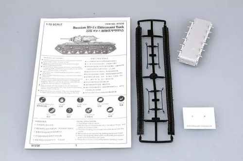 Trumpeter szovjet KV-1S Ehkranami – 1:72 harcjármű makett