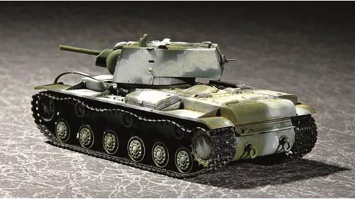 Trumpeter orosz KV-1 – 1941-es változat, kis toronnyal – 1:72 harcjármű makett