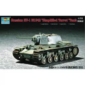   Trumpeter orosz KV-1 – 1942-es változat – 1:72 harcjármű makett