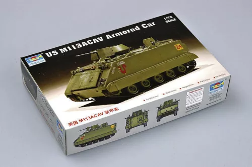 Trumpeter amerikai M113 ACAV páncélozott szállító – 1:72 harcjármű makett