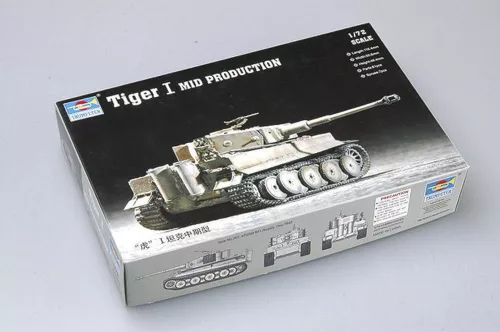 Trumpeter Tiger 1 harckocsi (Mid.) – 1:72 harcjármű makett