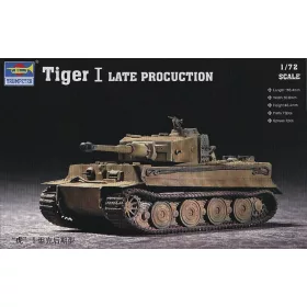   Trumpeter Tiger 1 harckocsi (késői) – 1:72 harcjármű makett