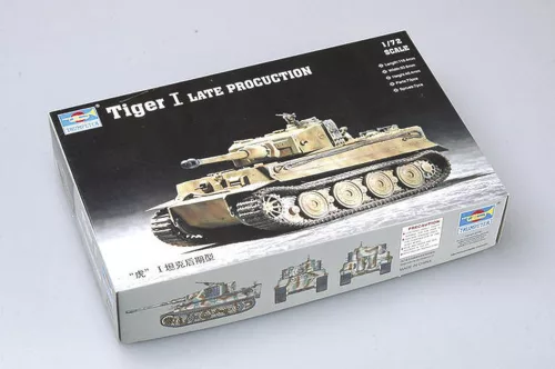 Trumpeter Tiger 1 harckocsi (késői) – 1:72 harcjármű makett
