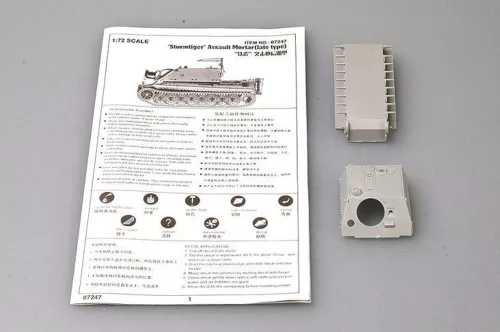 Trumpeter Sturmtiger rohamtarack – késői változat – 1:72 harcjármű makett