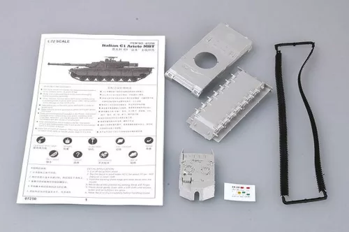 Trumpeter olasz C1 Ariete MBT – 1:72 harcjármű makett