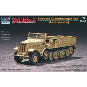   Trumpeter Sd.Kfz. 9 FAMO 18 t nehéz vontató – F3 változat – 1:72 katonai jármű makett