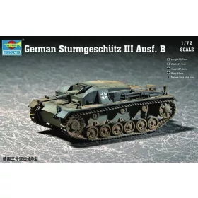   Trumpeter német rohamlöveg III Ausf. B – 1:72 harcjármű makett