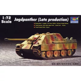   Trumpeter német Jagdpanther (késői gyártás) – 1:72 harcjármű makett