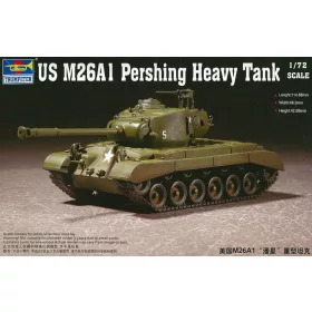  Trumpeter amerikai M26A1 nehéz harckocsi – 1:72 harcjármű makett