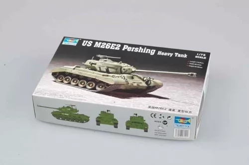 Trumpeter amerikai M26E2 Pershing nehéz harckocsi – 1:72 harcjármű makett