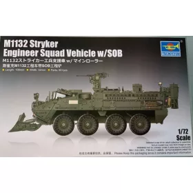   Trumpeter M1132 Stryker műszaki jármű + SOB – 1:72 harcjármű makett